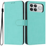For Xiaomi Poco F8 Ultra 5G / Redmi K90 Pro Max 5G Wallet Case Litchi Texture Leather Flip Cover with Card Slots and Hand Strap