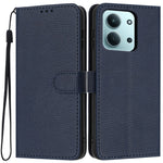Wallet Case For Xiaomi Redmi 15C 5G (Global) (171mm)  /  4G (Global) (171mm)  /  Poco C85 4G (171mm) Litchi Texture Leather Flip Cover with Card Slots and Hand Strap