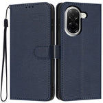 For Xiaomi Redmi A5 NFC (EU) (173.45mm) Wallet Case Litchi Texture Leather Flip Cover with Card Slots and Hand Strap