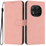 Wallet Case For Xiaomi Redmi Note 14 Pro 5G  /  Poco X7 5G Litchi Texture Leather Flip Cover with Card Slots and Hand Strap