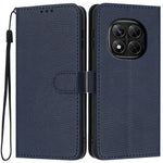 Wallet Case For Xiaomi Redmi Note 14 Pro 5G  /  Poco X7 5G Litchi Texture Leather Flip Cover with Card Slots and Hand Strap