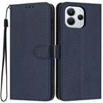 For Xiaomi Redmi Note 14 5G Wallet Case Litchi Texture Leather Flip Cover with Card Slots and Hand Strap