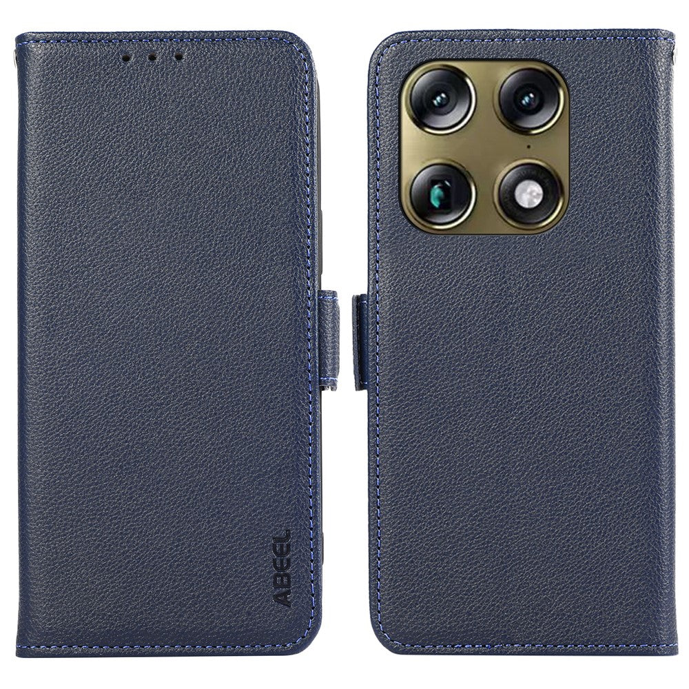 ABEEL til Motorola Moto X70 Air Pro 5G / Signature 5G Etui Litchi Tekstur Læder RFID Blokerende Telefon Cover