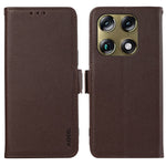 ABEEL til Motorola Moto X70 Air Pro 5G / Signature 5G Etui Litchi Tekstur Læder RFID Blokerende Telefon Cover