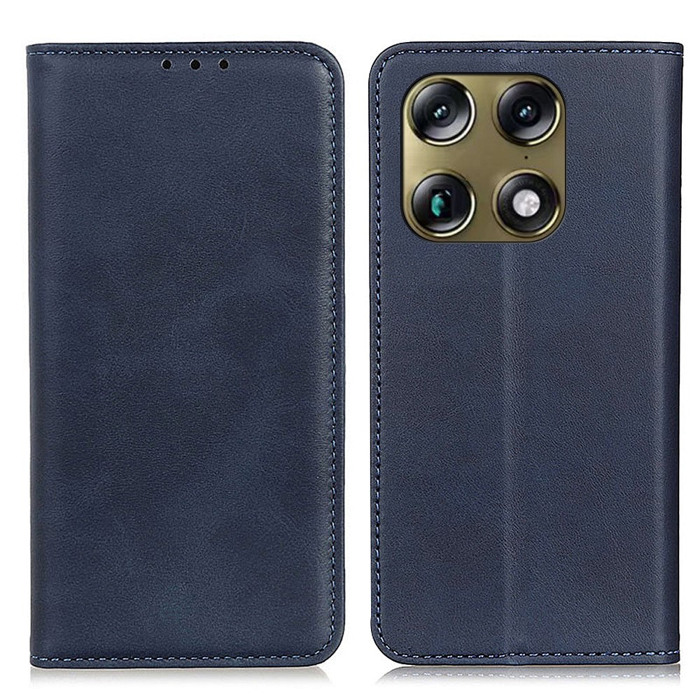 For Motorola Moto X70 Air Pro 5G  /  Signature 5G Case Cowhide Texture Split Leather Flip Wallet Phone Cover