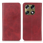 For Motorola Moto X70 Air Pro 5G  /  Signature 5G Case Cowhide Texture Split Leather Flip Wallet Phone Cover