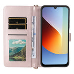 Læderetui til Xiaomi Poco C85x 5G / Poco C81 4G / Poco C81 Pro 4G / Redmi A7 Pro 4G (171.56 mm) / Redmi A7 Pro 5G, stående pungetui til telefon med skulderrem / håndledsrem