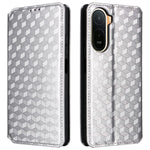 Wallet Case for Xiaomi Poco C85x 5G / Poco C81 4G / Poco C81 Pro 4G / Redmi A7 Pro 4G (171.56mm) / Redmi A7 Pro 5G Rhombus Imprinted PU Leather Phone Cover