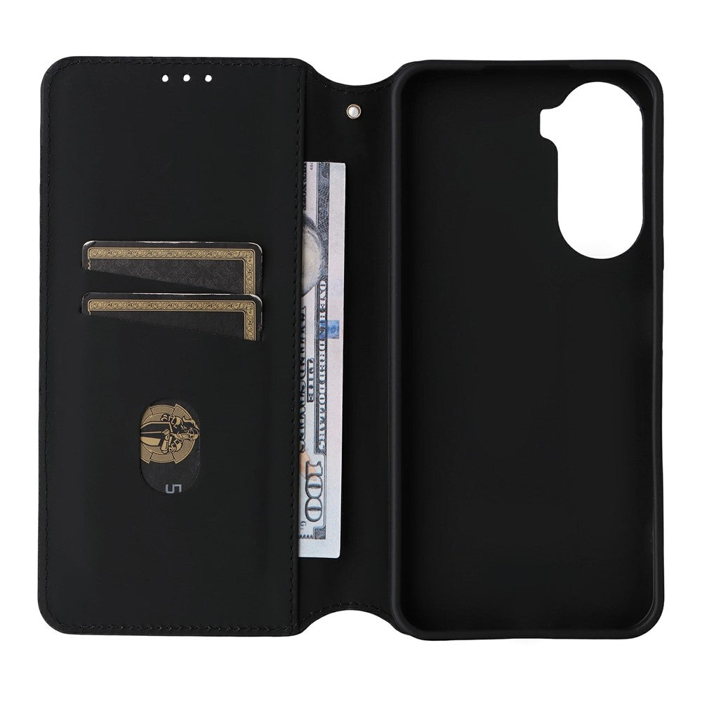 Wallet Case for Xiaomi Poco C85x 5G / Poco C81 4G / Poco C81 Pro 4G / Redmi A7 Pro 4G (171.56mm) / Redmi A7 Pro 5G Rhombus Imprinted PU Leather Phone Cover