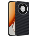 ABEEL Magnetic Case For Honor Magic8 Lite 5G  /  X9d 5G  /  X70 5G Carbon Fiber Texture Phone Back Cover