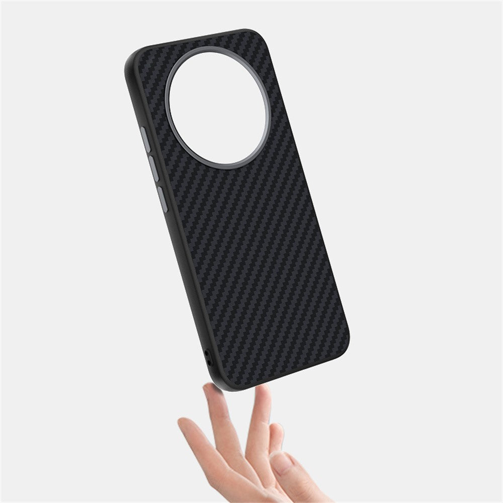 ABEEL Magnetic Case For Honor Magic8 Lite 5G  /  X9d 5G  /  X70 5G Carbon Fiber Texture Phone Back Cover
