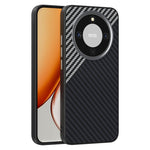 ABEEL Magnetic Case For Honor Magic8 Lite 5G  /  X9d 5G  /  X70 5G Carbon Fiber Texture Phone Back Cover