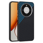ABEEL Magnetic Case For Honor Magic8 Lite 5G  /  X9d 5G  /  X70 5G Carbon Fiber Texture Phone Back Cover