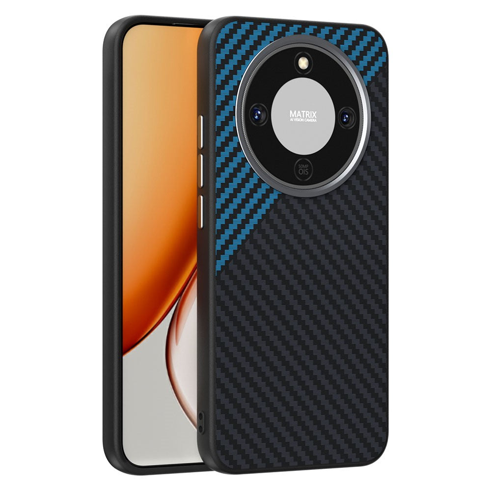 ABEEL Magnetic Case For Honor Magic8 Lite 5G  /  X9d 5G  /  X70 5G Carbon Fiber Texture Phone Back Cover