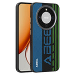 ABEEL Magnetic Case For Honor Magic8 Lite 5G  /  X9d 5G  /  X70 5G Micro-Embossing 6D Printed PC TPU Aluminum Alloy Leather Phone Cover