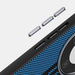 ABEEL Magnetic Case For Honor Magic8 Lite 5G  /  X9d 5G  /  X70 5G Micro-Embossing 6D Printed PC TPU Aluminum Alloy Leather Phone Cover