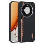 ABEEL Magnetic Case For Honor Magic8 Lite 5G  /  X9d 5G  /  X70 5G Micro-Embossing 6D Printed PC TPU Aluminum Alloy Leather Phone Cover