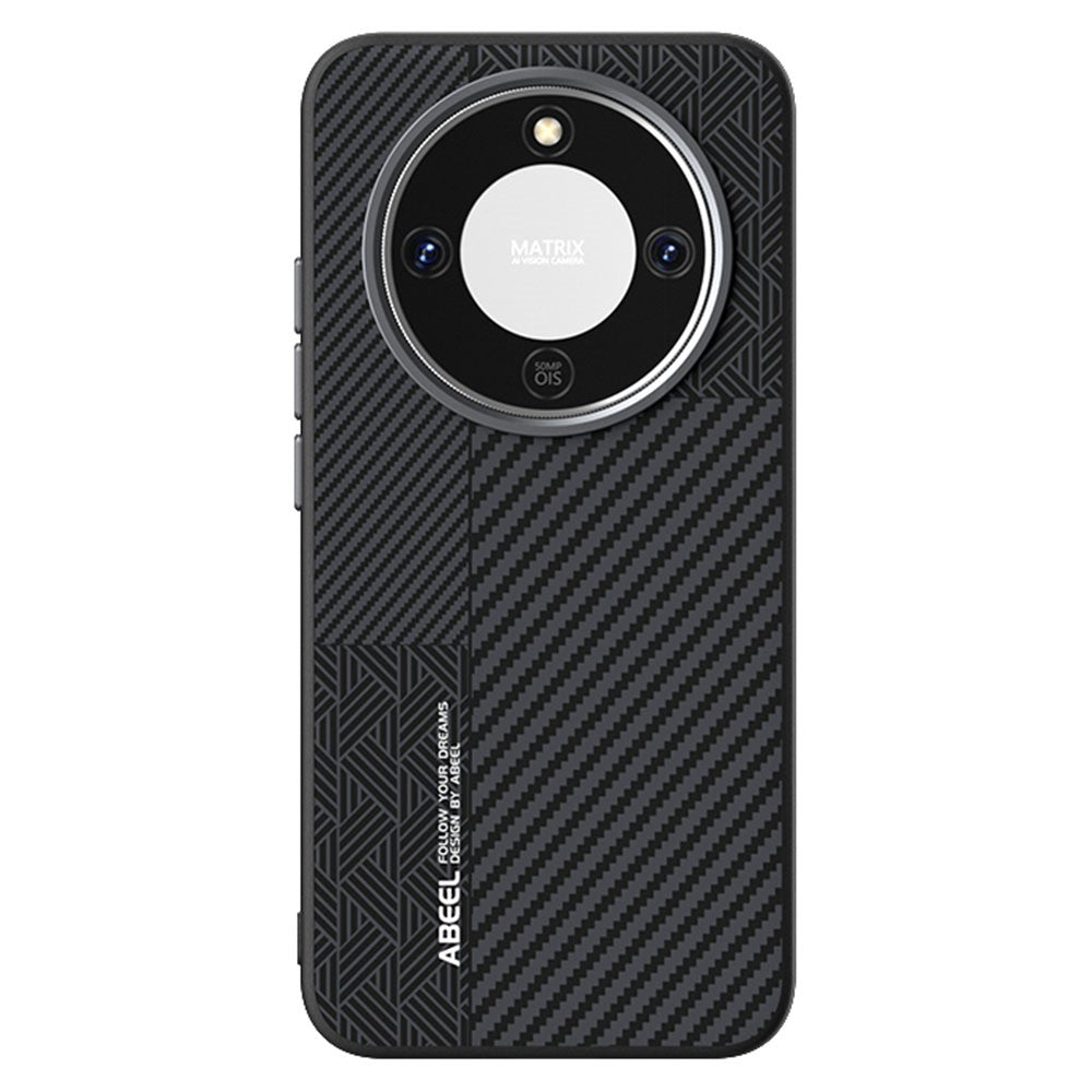 ABEEL Magnetic Case For Honor Magic8 Lite 5G  /  X9d 5G  /  X70 5G PC + TPU + Aluminum Alloy + PU Leather Slim Phone Back Cover