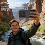 LOVE MEI For Samsung Galaxy S26 Ultra Case Metal + Silicone Full Body Phone Cover with Tempered Glass Film