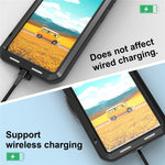 LOVE MEI For Samsung Galaxy S26 Ultra Case Metal + Silicone Full Body Phone Cover with Tempered Glass Film