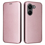 Phone Case For Xiaomi Poco X8 Pro 5G  /  Redmi Turbo 5 5G Carbon Fiber Texture Drop-Proof PU Leather Phone Cover