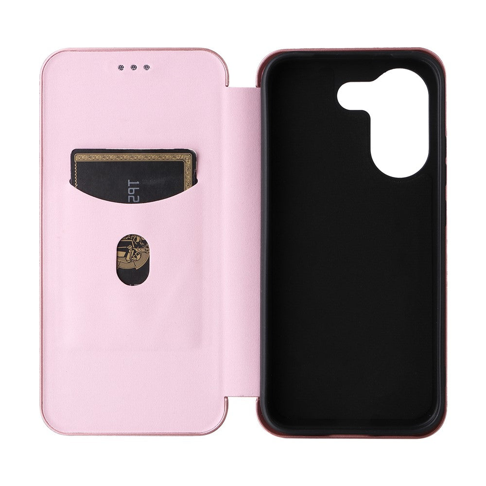 Phone Case For Xiaomi Poco X8 Pro 5G  /  Redmi Turbo 5 5G Carbon Fiber Texture Drop-Proof PU Leather Phone Cover
