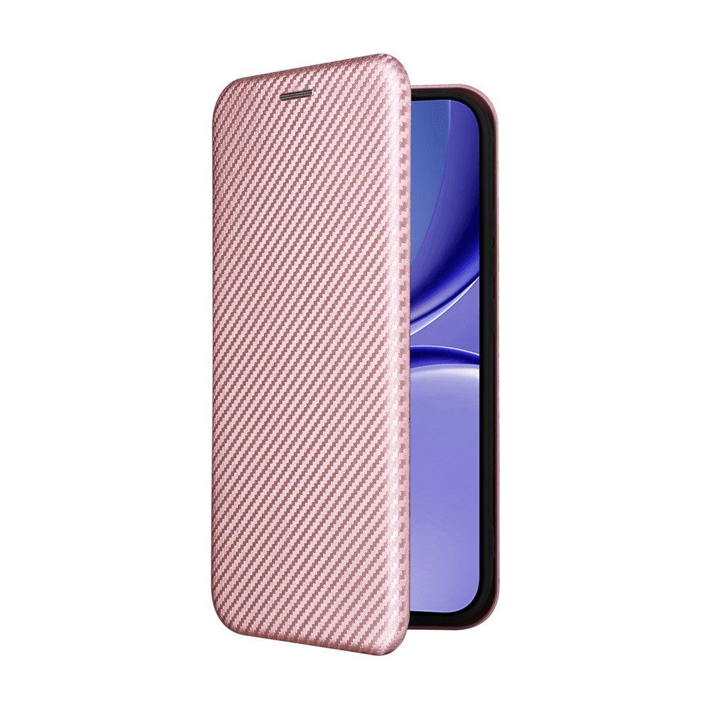 Phone Case For Xiaomi Poco X8 Pro 5G  /  Redmi Turbo 5 5G Carbon Fiber Texture Drop-Proof PU Leather Phone Cover