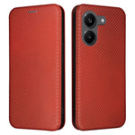 Phone Case For Xiaomi Poco X8 Pro 5G  /  Redmi Turbo 5 5G Carbon Fiber Texture Drop-Proof PU Leather Phone Cover