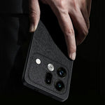For Oppo Find X9s Pro 5G Case Wood Texture PU Leather Coated PC TPU Phone Cover