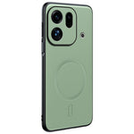 For Oppo Find X9s Pro 5G Magnetic Case Leather Coated TPU + PC Phone Cover