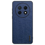 For Huawei Enjoy 90 Pro Max Case Wood Texture PU Leather Coated PC TPU Phone Cover