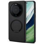 DENIOR A08+1 For Huawei Mate 60 Magnetic Case Calf Texture Leather +  PC +  TPU Phone Cover