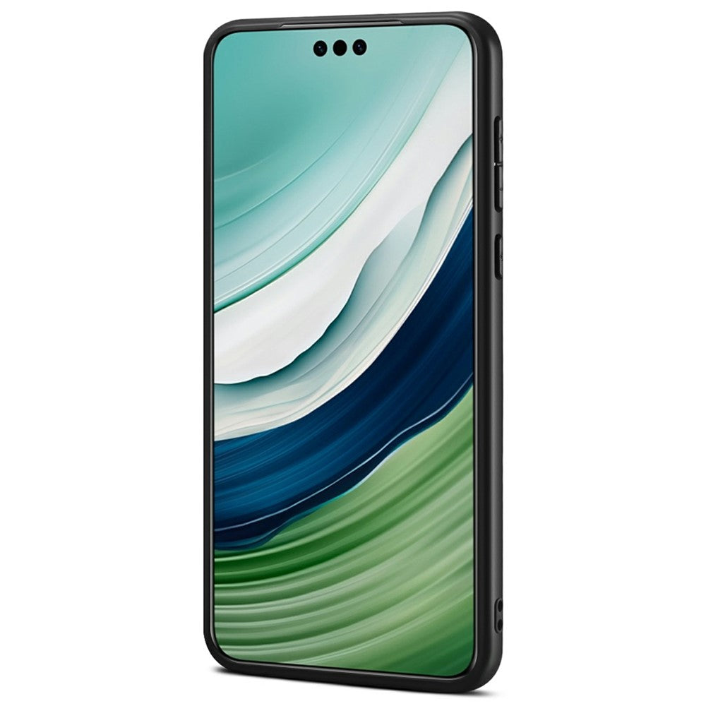 DENIOR A08+1 For Huawei Mate 60 Pro+  /  Mate 60 Pro Magnetic Case Calf Texture Leather +  PC +  TPU Phone Cover