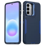Samsung Galaxy A18 4G / A18 5G / A17 4G / A17 5G / A26 5G / A16 4G / A16 5G-cover, TPU + PC-hybridmobilcover med linseramme i legering, støtte