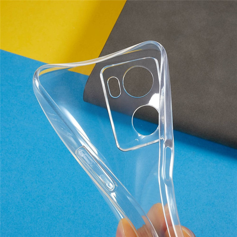 Crystal Clear Back Protective Case for Oppo A57 4G / A57s 4G, Anti-Yellowing Shell Lightweight TPU Phone Cover