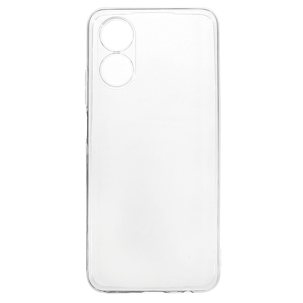 Back Case for Oppo A17 4G, Anti-Yellowing Crystal Clear Shell Lightweight TPU Phone Cover