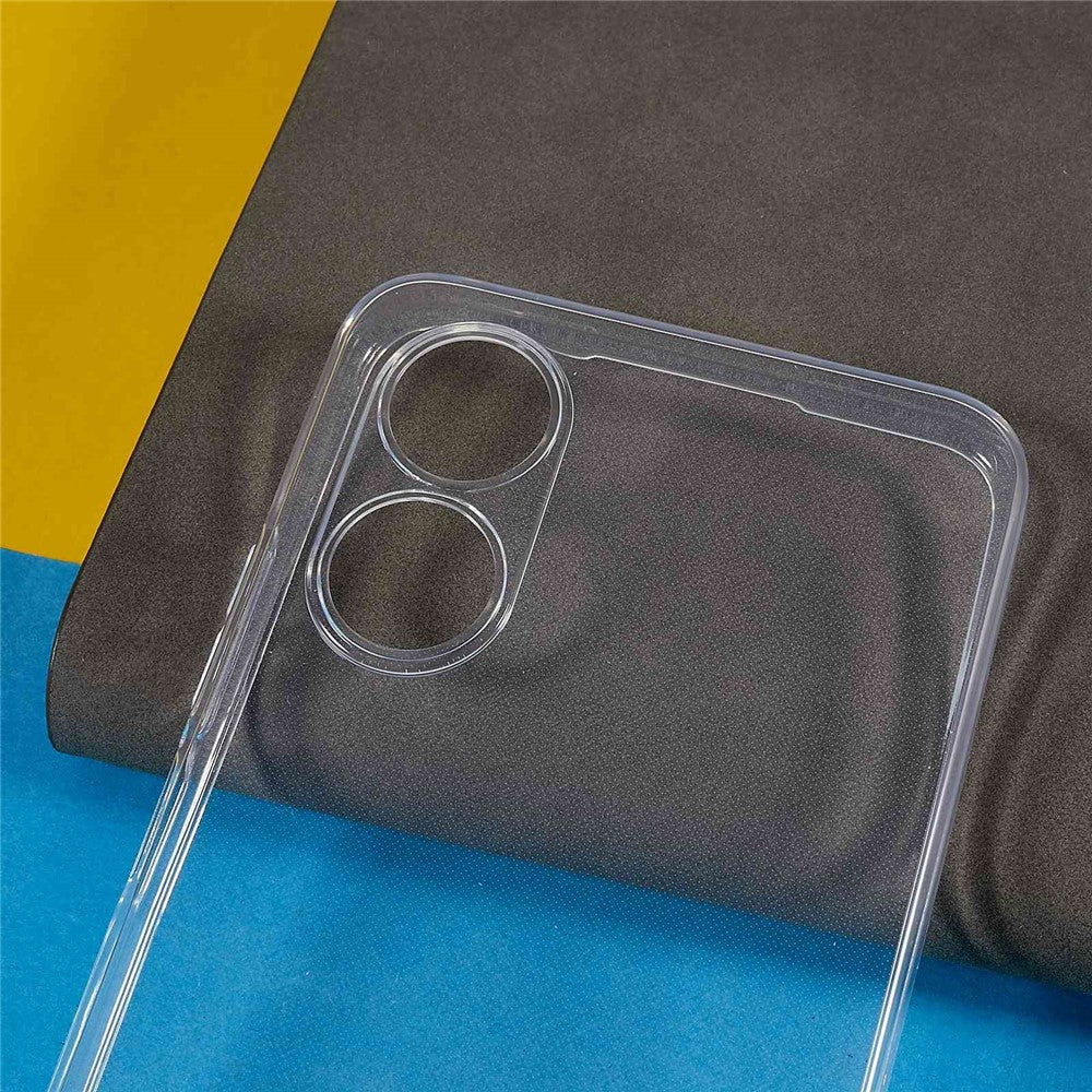 Back Case for Oppo A17 4G, Anti-Yellowing Crystal Clear Shell Lightweight TPU Phone Cover