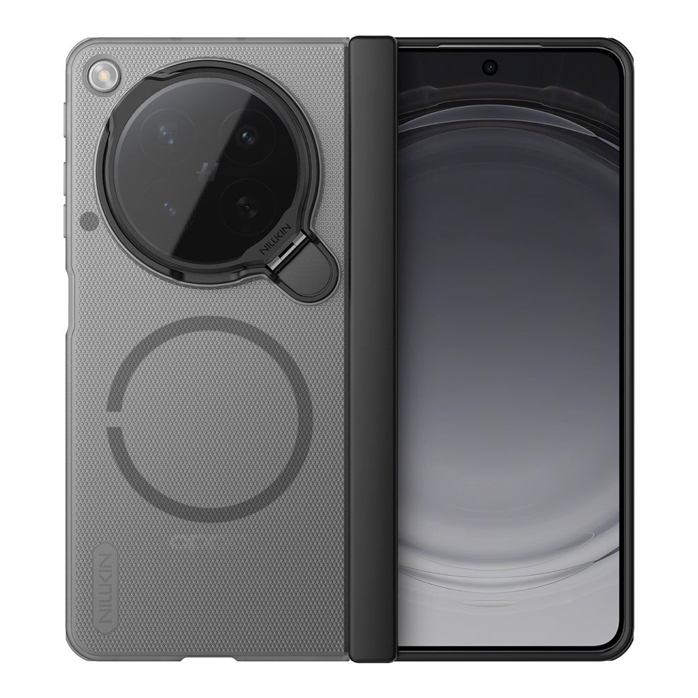 NILLKIN Super Frosted Shield Prop För Oppo Find N6 5G Magnetiskt Skal Genomskinligt Linslock Stativ PC mobilskal