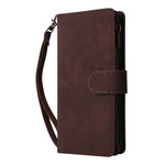 For Xiaomi Redmi Note 15 Pro 5G (Global) Case Zipper Wallet Multiple Card Slots Leather Phone Cover with Wrist Strap