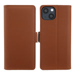 Til iPhone 14 Plus Lædercover Pung Stand TPU + PU Skin-touch Cover