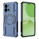 Til Oppo A6x 5G Magnetisk Etui Sommerfugl Armor Hult Varmeafledning PC + TPU Telefoncover