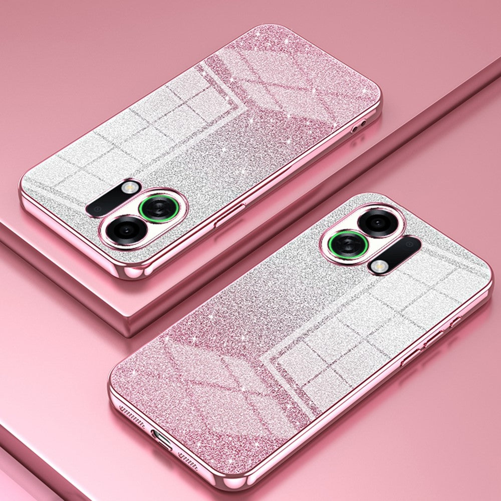 For Oppo K13 Turbo Pro 5G Case Electroplating Gradient Glitter TPU Phone Cover