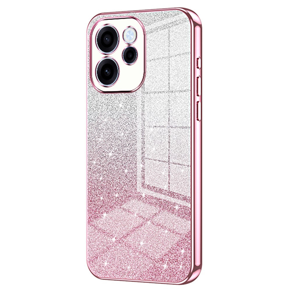 For Oppo Reno15 FS 5G Case Electroplating Gradient Glitter TPU Phone Cover