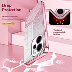 For Oppo Reno15 FS 5G Case Electroplating Gradient Glitter TPU Phone Cover