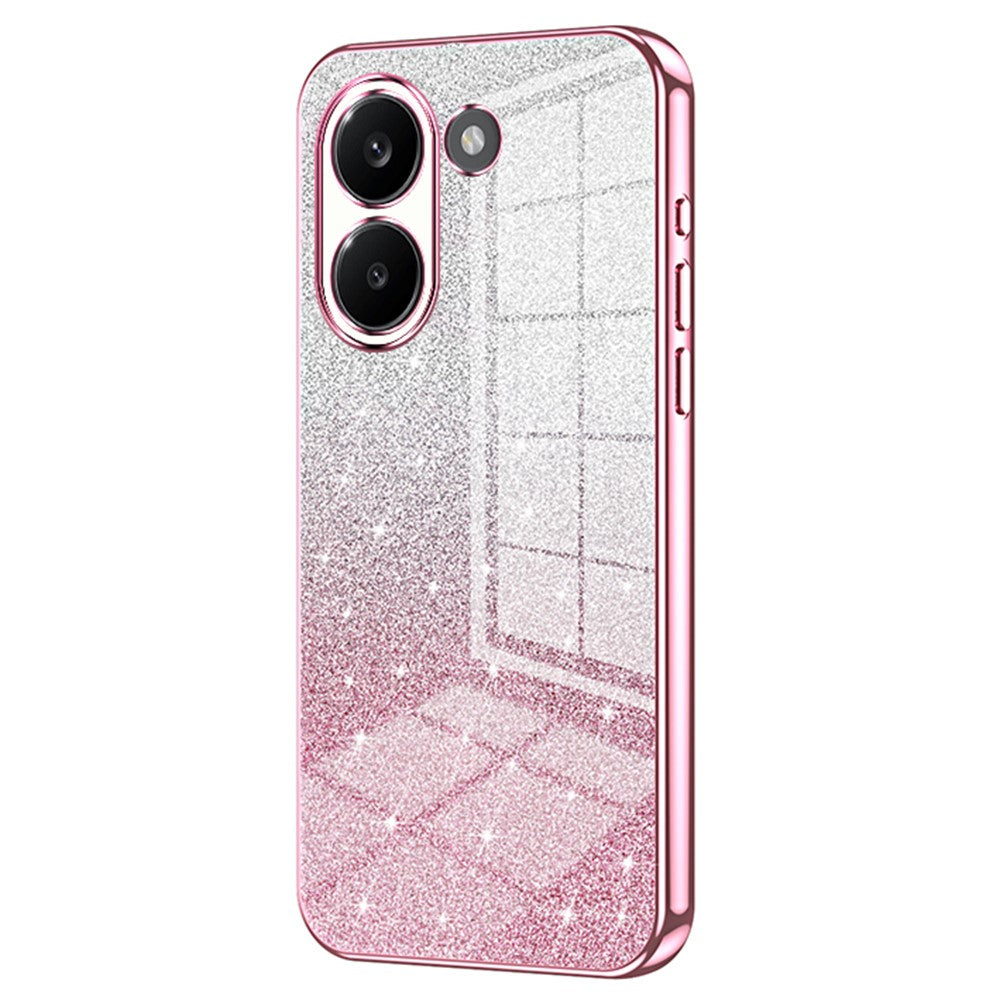 Case For Xiaomi Poco X8 Pro 5G  /  Redmi Turbo 5 5G Electroplating Gradient Glitter TPU Phone Cover