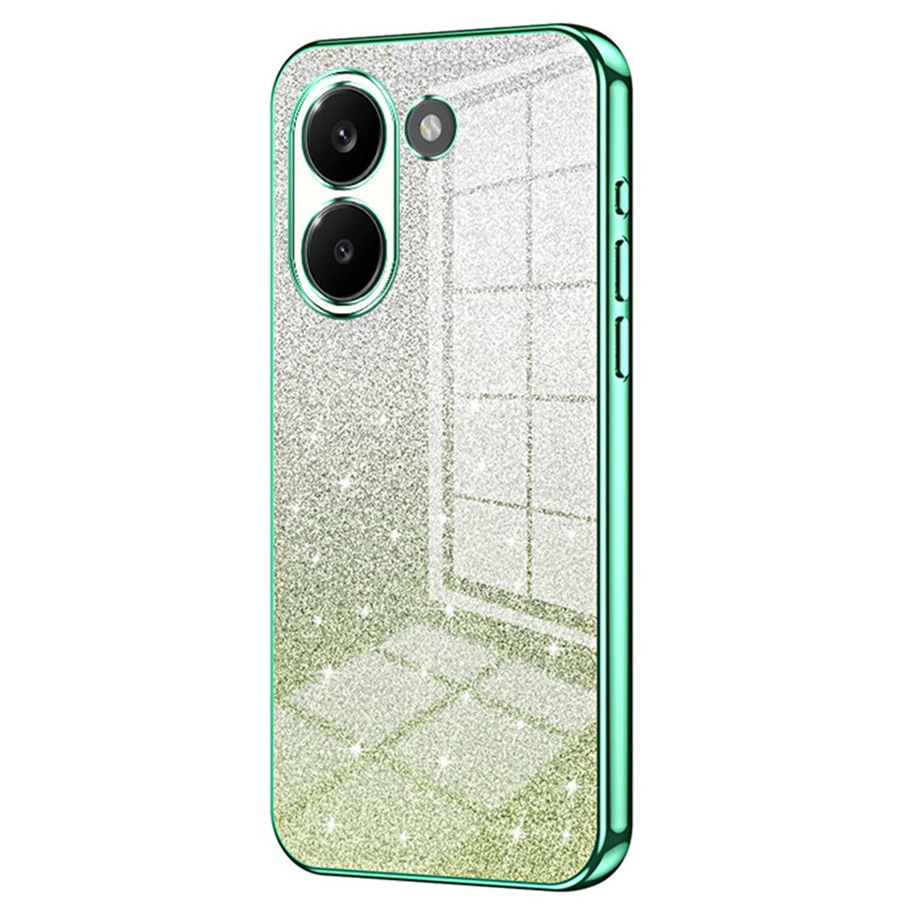 Case For Xiaomi Poco X8 Pro 5G  /  Redmi Turbo 5 5G Electroplating Gradient Glitter TPU Phone Cover