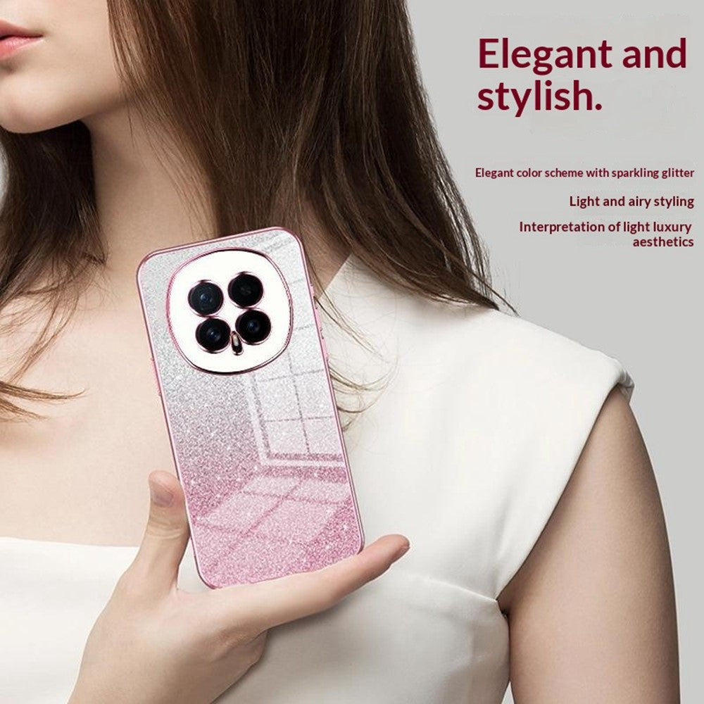 For Honor Magic8 5G Case Electroplating Gradient Glitter TPU Phone Cover