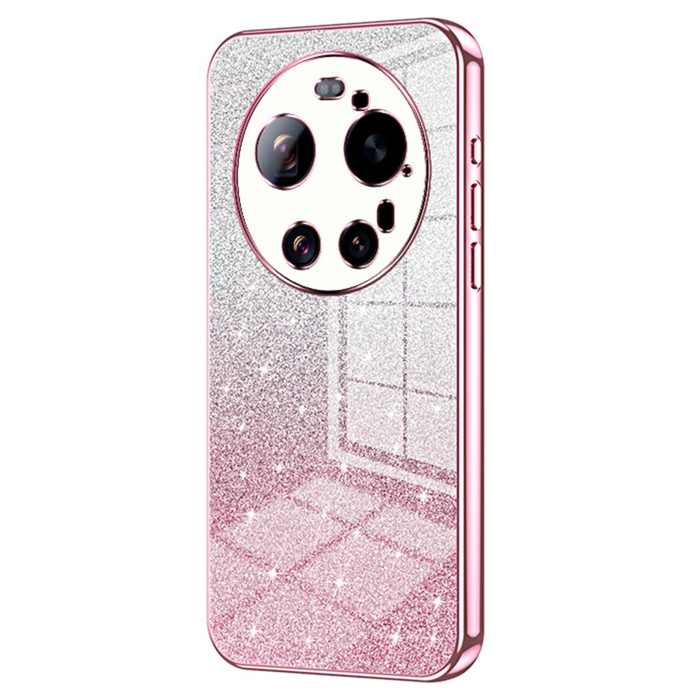For Xiaomi 17 Ultra 5G Case Electroplating Gradient Glitter TPU Phone Cover