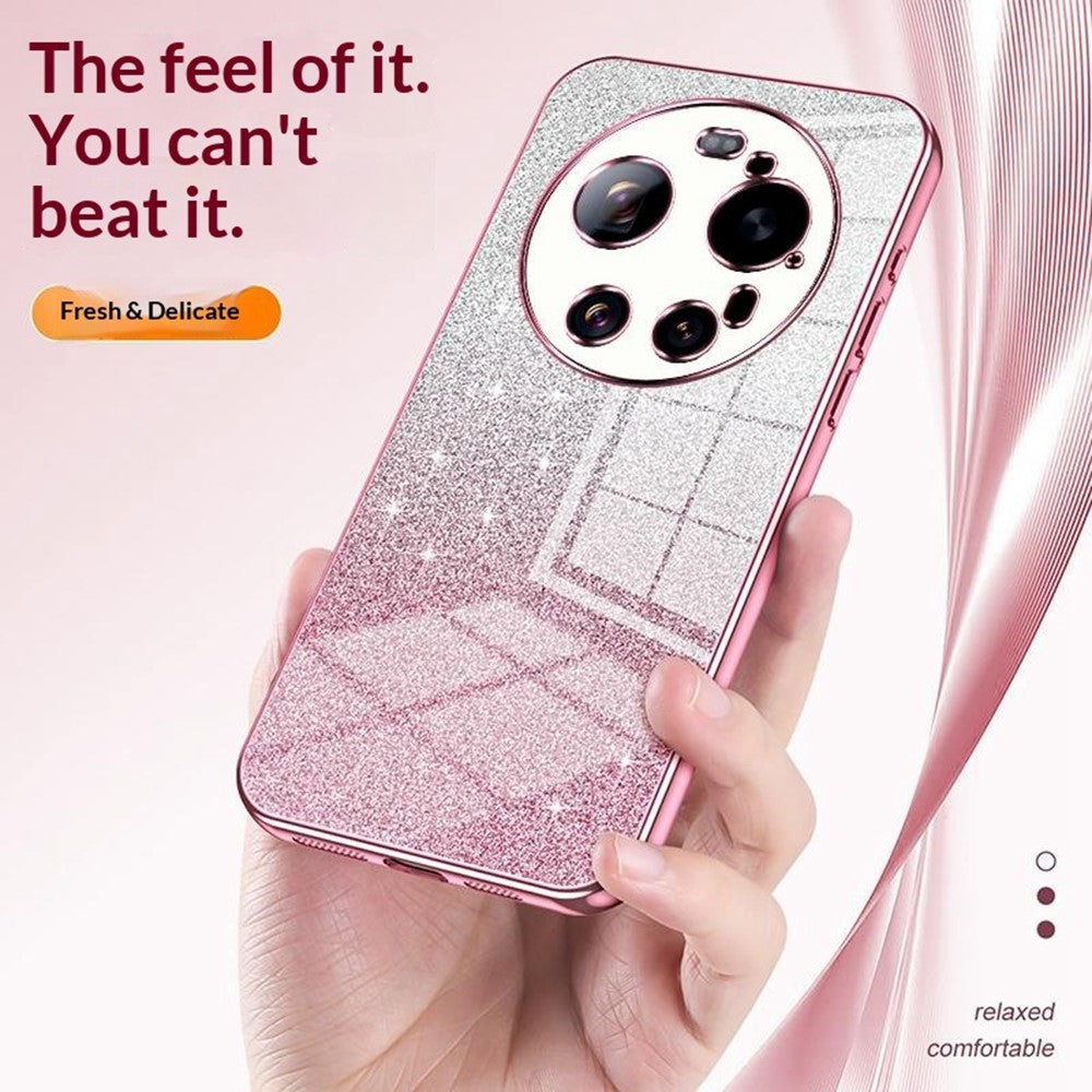 For Xiaomi 17 Ultra 5G Case Electroplating Gradient Glitter TPU Phone Cover
