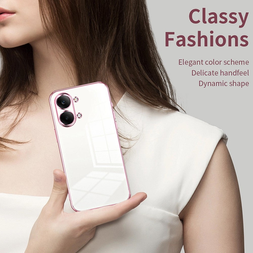 Case For Xiaomi Poco X8 Pro Max 5G  /  Redmi Turbo 5 Max 5G Electroplating Frame Soft TPU Phone Cover
